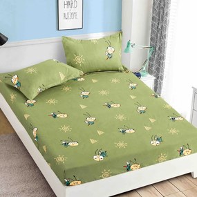 Huse de pat, 3 Piese, Finet cu elastic 90x200