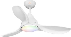 Osram - Ventilator de tavan LED RGB reglabil NORDES LED/18W/230V 3000-6500K + telecomandă