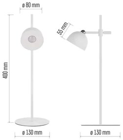 Lampă LED magnetică reîncărcabilă dimabilă de masă 4 în 1 LED/4,2W/3,7V 4000K alb