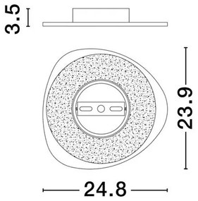 Aplica de perete LED design modern ambiental Atena L