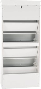 Pantofar, 3 compartimente, gri/alb, SEBER TYP 2
