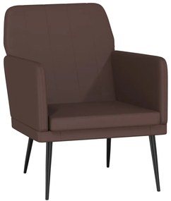 351394 vidaXL Fotoliu, maro, 61x78x80 cm, piele artificială