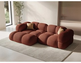 Colțar cărămiziu (cu colț pe partea stângă/cu șezlong) Loretto – Cosmopolitan Design