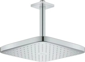 Palarie si brat de dus Grohe Tempesta 250 Cube crom patrata