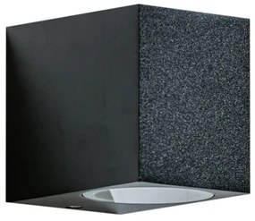 Aplică de exterior RIMINI 1xGU10/35W/230V IP54 pătrată Azzardo AZ4267