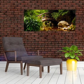 Tablou - Pod prin râu (120x50 cm)