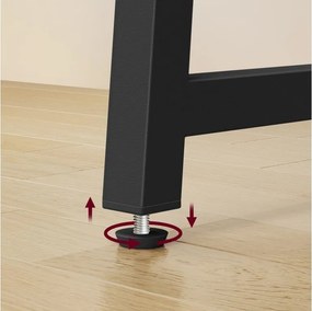 Set pentru birou ZARIMO masa 80x40 cm, negru + fotoliu AVOLA din piele ecologica, roz