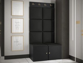 Mobilier hol Tewarota Slim IV (Negru) . 1104855