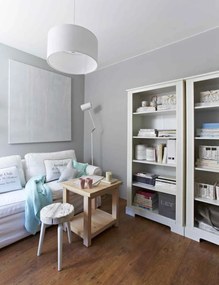 Biblioteca eleganta Ines alb H180 cm