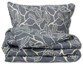 Lenjerie de pat Matex Satin Golden leaves , 140 x200 cm, 70 x 90 cm