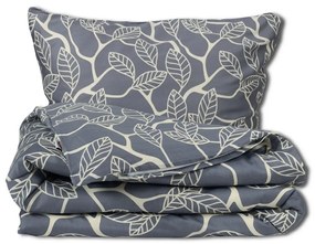 Lenjerie de pat Matex Satin Golden leaves , 140 x200 cm, 70 x 90 cm
