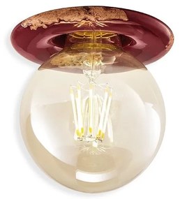 Spot incastrabil design retro realizat manual din ceramica VINTAGE