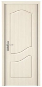 Usa Interior din MDF Novo Doors ND80, Cadru din Lemn Masiv, KIT COMPLET, Toc , Manere si balamale incluse (Culoare: Alb, Dimensiune: 60 cm, Maner: