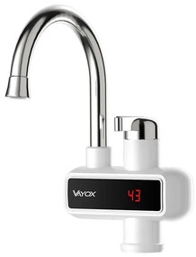 Instant de apă caldă cu afișaj LED 3000W/230V IPX4 alb