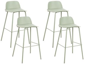 Set 4 buc scaune tip bar Morza (verde). 1081533