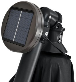 Juskys Umbrelă de soare LED Brazilia 3,5 m - gri închis