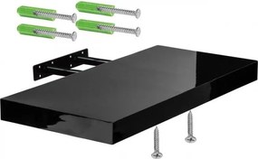 Stilista Raft de perete Volato, 90 cm, lemn alb