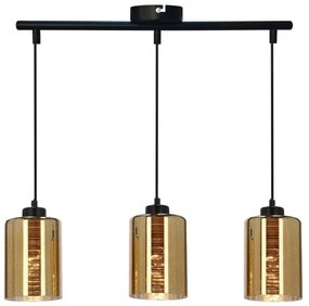 Lustră pe cablu COX 3xE27/60W/230V auriu