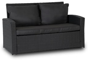 JAKS Mobilier ratan gri închis Florida