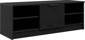vidaXL Cabinet TV Stejar Negru 102 x 35 x 36,5 cm Lemn compozit