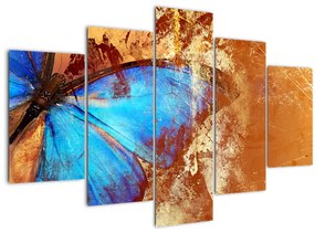 Tablou - Fluture albastru (150x105 cm)