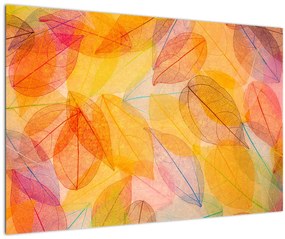 Tablou - Fundal frunze de toamnă (90x60 cm)
