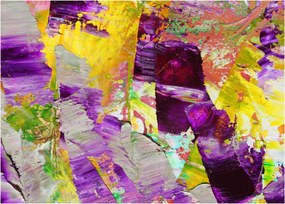 Tablou pe sticlă cu abstracție - pictura (70x50 cm)