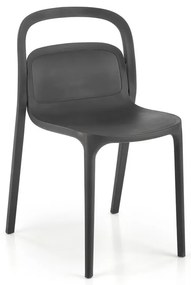 Scaun de bucaterie Lipa, negru