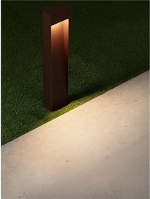 Stalp LED iluminat exterior IP65 MOLAT Corten H-60cm