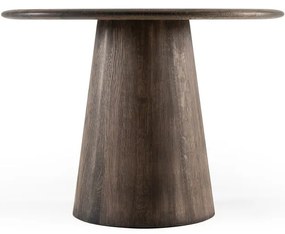 Măsuță auxiliară rotundă din lemn de stejar ø 55 cm Mushroom – Gazzda