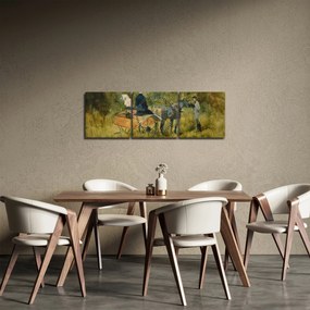 Tablou - Henri de Toulouse-Lautrec, The Trap, reproducere (cu ceas) (90x30 cm)