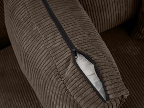 Coltar in forma de U SMART COSARO 295x140 cm, maro inchis