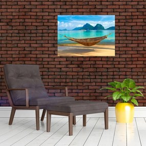 Tablou - Hamac pe plajă 3 (70x50 cm)