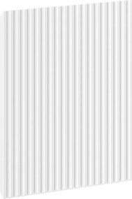 Mexen Rivel front canelat pentru corp dulap baie 30 x 43,5 cm, alb mat - 91A21-0300-470-1-01