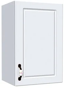 Corp superior 50 cu 1 usa Zebra MDF alb drept