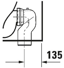 Duravit 21150900002 - Vas WC pe pardoseală D-CODE ceramică/alb lucios