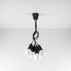 Lustră pe cablu DIEGO 5xE27/60W/230V