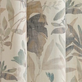 Draperie crem/albastru prăfuit 135x250 cm Celesta – Restilo