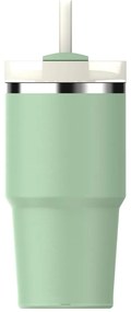 Termos verde salvie cu pai din oțel inoxidabil 600 ml Quencher H2.0 FlowState Tumbler Pistachio – Stanley