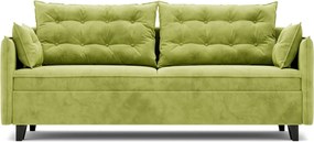 Canapea lemn masiv Extensibila Okay, 210 × 102 × 75 cm