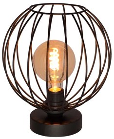 Lampă de masă MERCURE 1xE27/15W/230V neagră