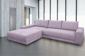 Coltar extensibil ADRIA, universal, stofa catifelata mov lila - Monoli