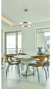 Lustra LED cu telecomanda design circular MARCO 60 CCT WH