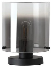 Veioza, Lampa de masa moderna Sweden 1L negru, fumuriu