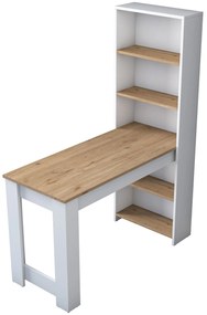 Masă de toaletă Baji (Nuc + Alb). 1072904