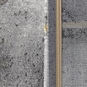 Covor Modern Living , Dormitor Dreptunghiular Marmara D636R Gri Gold (Alege dimensiunea: 80 x 150)