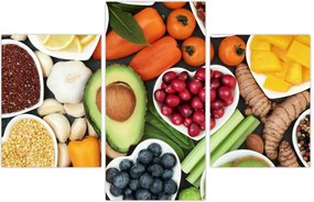 Tablou - Alimente sănătoase (90x60 cm)