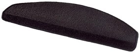 Covorașe pentru scări negre cu bandă adezivă 15 buc. 23x65 cm Fancy – Hanse Home