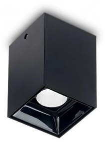 Spot LED aplicat modern Nitro pl square d05 NERO