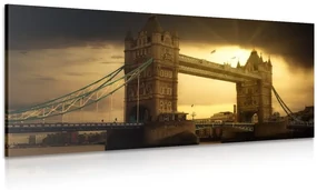 Tablou apus de soare deasupra Tower Brige